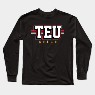 Tight End University - TEU - Travis Kelce - Kansas City Chiefs Long Sleeve T-Shirt